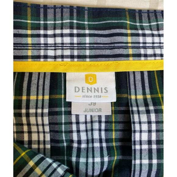 Dennis Uniform Girls Junior Carden Plaid Pleated Skirt, J9 - Picture 5 of 8